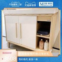  Huayi bathroom Nordic solid wood bathroom cabinet Simple bathroom basin Bathroom sink Sink without cabinet mirror