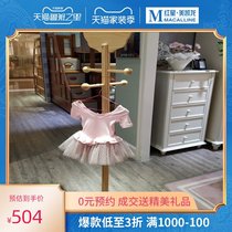 Ximengbao ground simple solid wood hanger coat rack bedroom cabinet floor clothes home simple modern