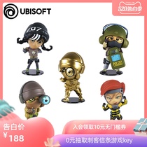 ubisoft育碧《彩虹六号 系列四》Q版公仔R6周边手办