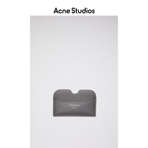 Acne Studios2021 early autumn new dark gray mini simple one chip card bag CG0107-AA3