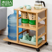 The horse man mobile tea table tea table cabinet tea room small table living room household tea cup tea table simple and modern