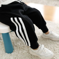 Boys pants spring and autumn small children Baby foreign spring kindergarten boys cotton casual childrens sports pants