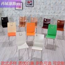 Student dormitory staff canteen fast food snacks hotel wine meal breakfast restaurant milk tea noodle restaurant stainless steel Wood Wood chair