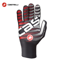 Scorpion castelli diving suit material water repellent warm autumn and winter men's long finger printed riding gloves 4517524
