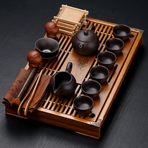 Kung Fu tea table tray tea set modern 2021 new tea tray set of new Chinese set household porcelain