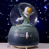 Astronaut music box ornaments creative spaceman series gifts for children boys creative music box decorations