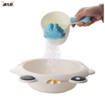 Children plastic sprinkler baby shampoo Cup bath water spoon wash water scoop baby play Cup frog wash water scoop