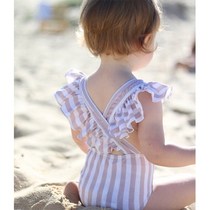 Childrens swimsuit female princess girl conjoined ins ins Korean infant baby girl swimsuit cute swimwear