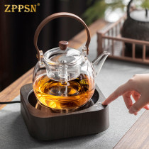 ZPPSN Japanese glass tea maker Steam teapot Household small thickened kettle electric pottery stove tea set