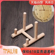 Minimalist Creative Electroplating Porcelain Tray Subbracket Disc Bay Hung Clock Watch Base Rack Medal Display Rack of Hem Shelf