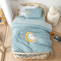 Kindergarten quilt three-piece set of six summer children cold quilt cotton into the park to prepare bedding nap baby