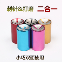 Billiard bar repair tool billiard club leather head polishing repair wake-up device metal needle pool club accessories equipment