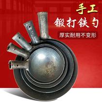 Steel handle colander iron scoop large outdoor pot cleaning sewer silt digging dirt scoop