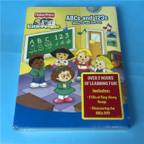 (Plus version) Undismantled childrens teaching ABCs and 123s 2CD DVD