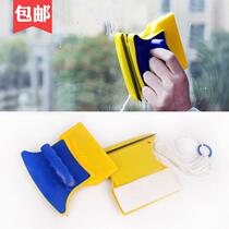 Thickened ultra-thin clean powerful artifact outer window machine window wipe high-rise double-sided glass scraper window wiper household