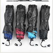 Fishing Umbrella Cap Black Glue Big 1 m Three-fold folding men and women wearing umbrella sunscreen suncap umbrella ultra light