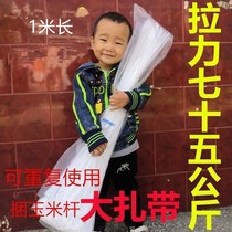 Soft and soft tide people bundle Cornstalk artifact tie straw self-locking rope rice dry nylon cable tie one meter buckle bundle bract Rice