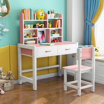 Desk Bookshelf Combo Bookcase Unity Table Brief Children Home Computer Desk Desktop Student Bedroom Writing Desk