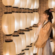 Japanese lantern antique props Hanfu costume decoration wall film and television drama custom photo homestay hanging diy portable