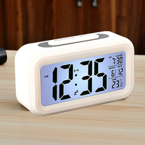 Alarm clock Student luminous alarm Creative simple charging multi-function mute bedroom bedside snooze childrens electronic clock