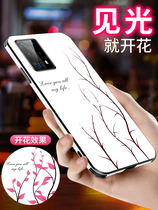 Jazz series Huawei p40pro mobile phone shell ultra-thin glass p40 lens all-inclusive high-end anti-drop 5g new protective cover