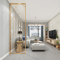 Wrought screen partition living room hollow office decoration entrance entrance Nordic industrial style modern metal light luxury wind
