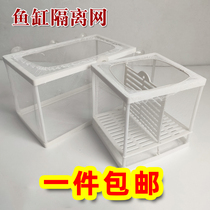 Fish tank aquarium incubator small fish sea water isolation box Net tropical fish breeding box production box hatching fish tank breeding box