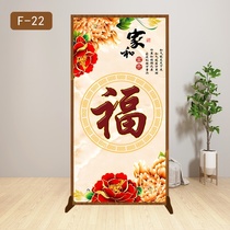 Screen Chinese style entrance Living room Bedroom Simple modern folding mobile home partition wall barrier brake Household small type