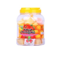 Malaysia imported Cocang multi-flavor coconut fruit yogurt pulp jelly pudding 910g candy casual snacks