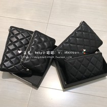 Caviar pattern cowhide ringer coin purse feminine leather card bag small scented lambskin loose purse card key handbag