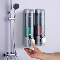 Hotel wall-mounted soap dispenser Hotel shampoo Shower gel box pressing bottle Hole-free hand sanitizer Wall-mounted device