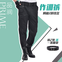 Training pants wear-resistant overalls thin summer breathable comfortable black security men autumn thick spring and autumn combat pants
