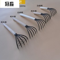Five-tooth rake five-claw rake leaf garbage collection with Long Beach digging seafood rake farm tools shell rake gardening supplies