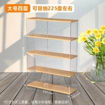 CD Shelf DVD Containing Shelf Album Disc Shelf ps4 Game Disc Finishing Racks Blue Disc Black Glue Collection