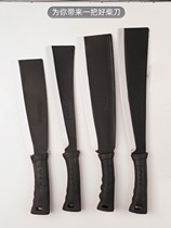 Firewood knife manually forged and beaten with old-style landscaped jungle logging machete Germany chopping wood and sickle high manganese steel thickened deity