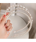 Korean fashion net celebrity wild temperament pearl diamond headband headband 10