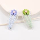 Colored fabric lace hairpin random