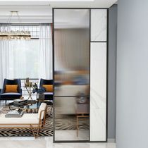 Changhong glass screen partition decoration home entrance gate small apartment simple dry and wet separation partition shielding