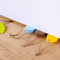 Creative leaves silicone door block anti-wind door block Childrens baby anti-clip door card three-dimensional hanging door plug door clip door wedge