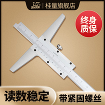 Guilin Guiliang Vernier depth scale high precision stainless steel vernier caliper 500mm scale measurement depth caliper
