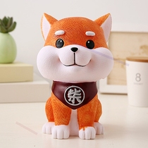 Creative puppy piggy bank Childrens fall-proof dog piggy bank piggy bank coin bank boy girl cartoon cute