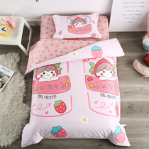 Three pieces of childrens kindergarten quilt set of pure cots for baby nap bedding for nap bedding