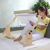 Cross stitch shelf Household small desktop fixing bracket Large adjustable vertical ground embroidery frame Universal