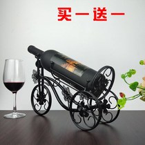 Home creative wine rack wine cabinet decoration crafts ornaments retro red wine display stand European wine rack