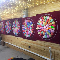 Net red balloon stall square stall gun balloon balloon balloon equipment Temple Fair Park target cloth shelf new product