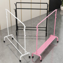 Simple drying rack floor folding bedroom single pole indoor clothes hanger balcony drying rack household