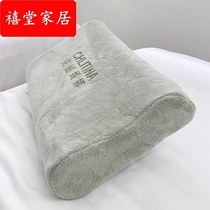 Bed pillow with cylindrical beauty salon special pillow latex cotton massage bed small pillow push memory