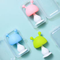 Teething rings baby more than 6 months small mushroom head gutta-percha silica gel infant port for period teeth bite 5 months comfort