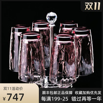 Italy imported heat-resistant glass set thickened Anti-hot green tea cup coffee cup living room household drinking cup