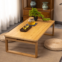 Small window table tatami tea table modern simple home folding Kang table sitting low table bed on the bed table window sill table